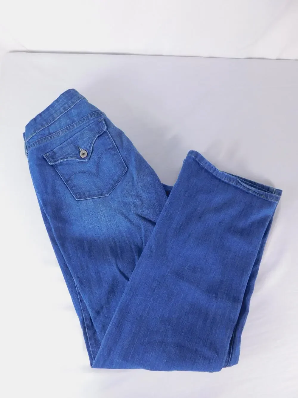 Levi's Bold Curve Boot Jeans Womens 16W Blue Medium Wash Bootcut Stretch Denim